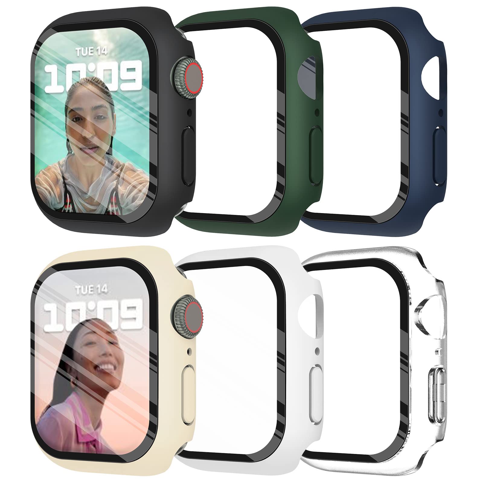 Smart Garden 9 - Tempered Glass+cover For Apple Watch 9