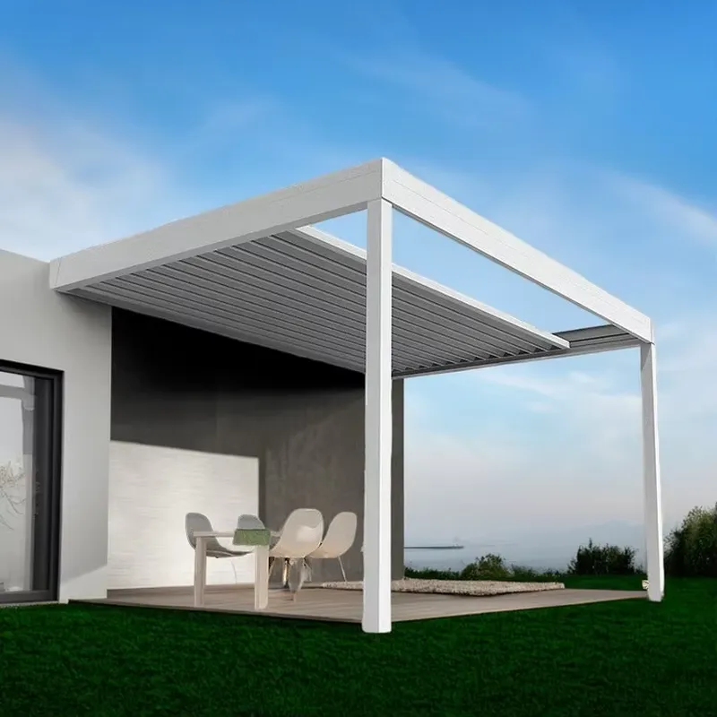 Smart Garden Electric Pergola - Four Seasons Electric Garden Outdoor Aluminum