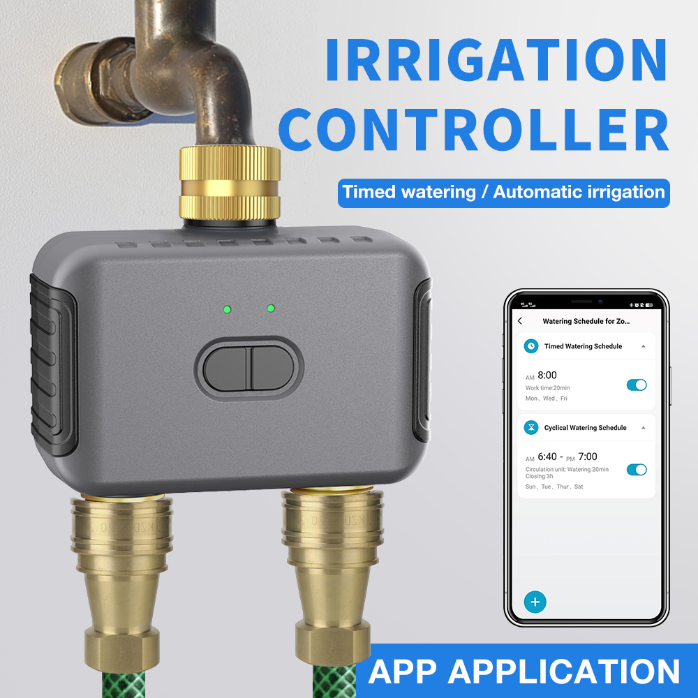 Smart Garden - Tuya 2 Zone Watering Timer Garden
