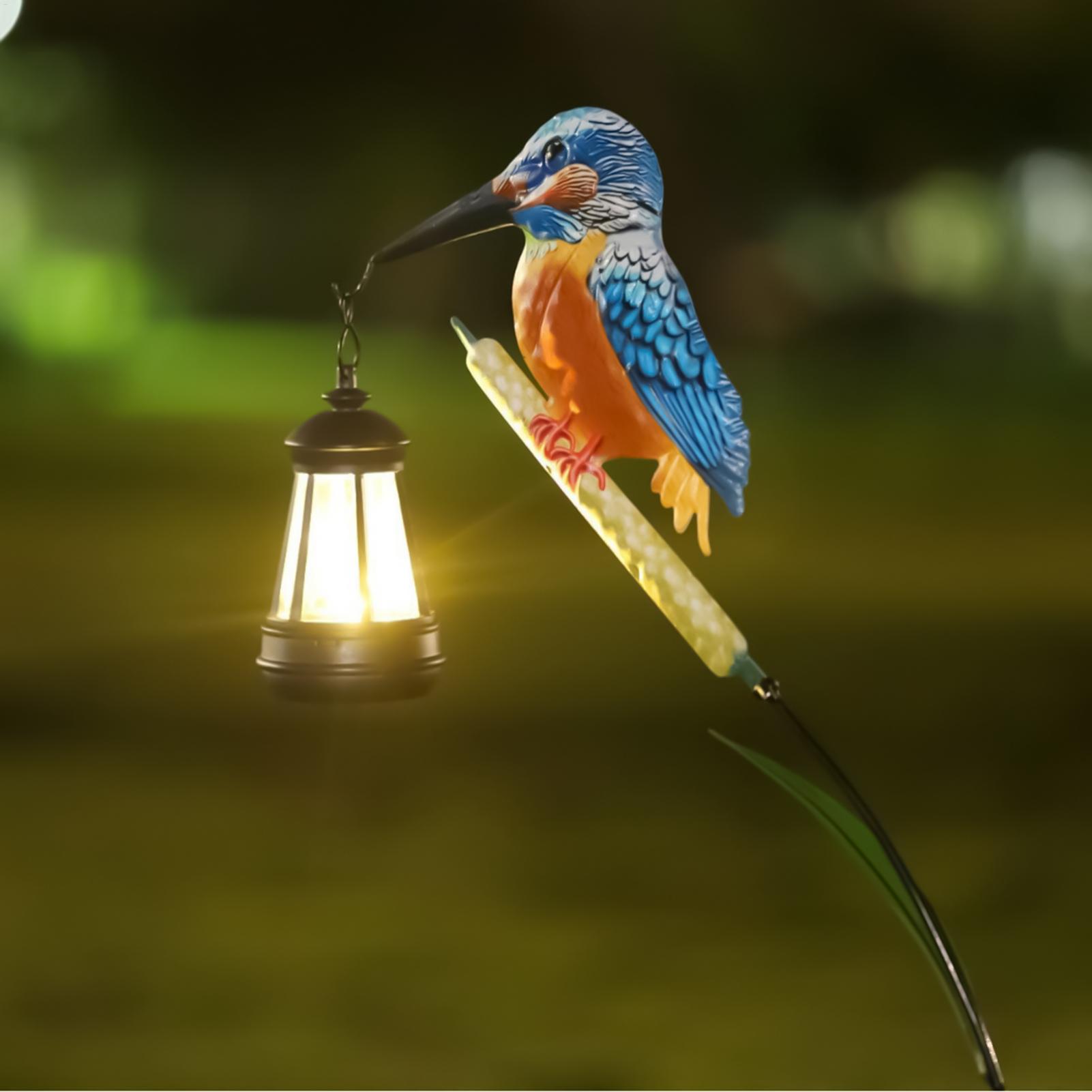Solar Powered Kingfisher Light - Smart Garden Solar ulasan dan harga