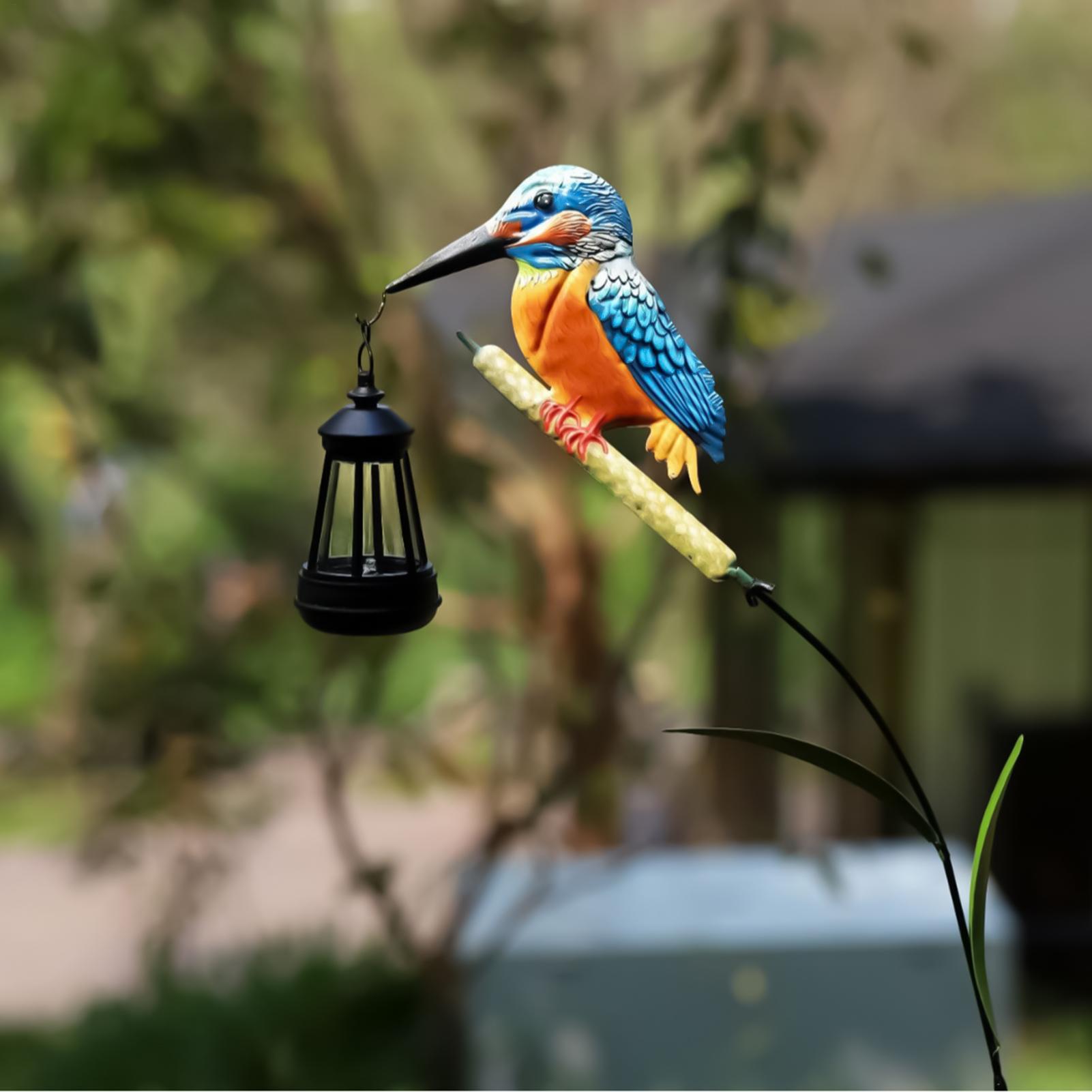 Solar Powered Kingfisher Light - Smart Garden Solar ulasan dan harga