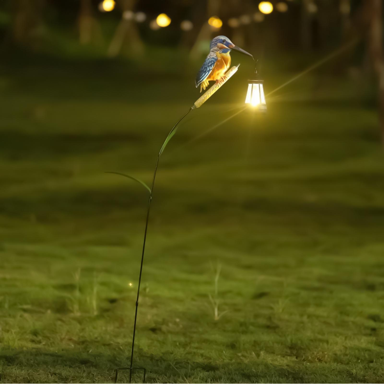 Solar Powered Kingfisher Light - Smart Garden Solar ulasan dan harga