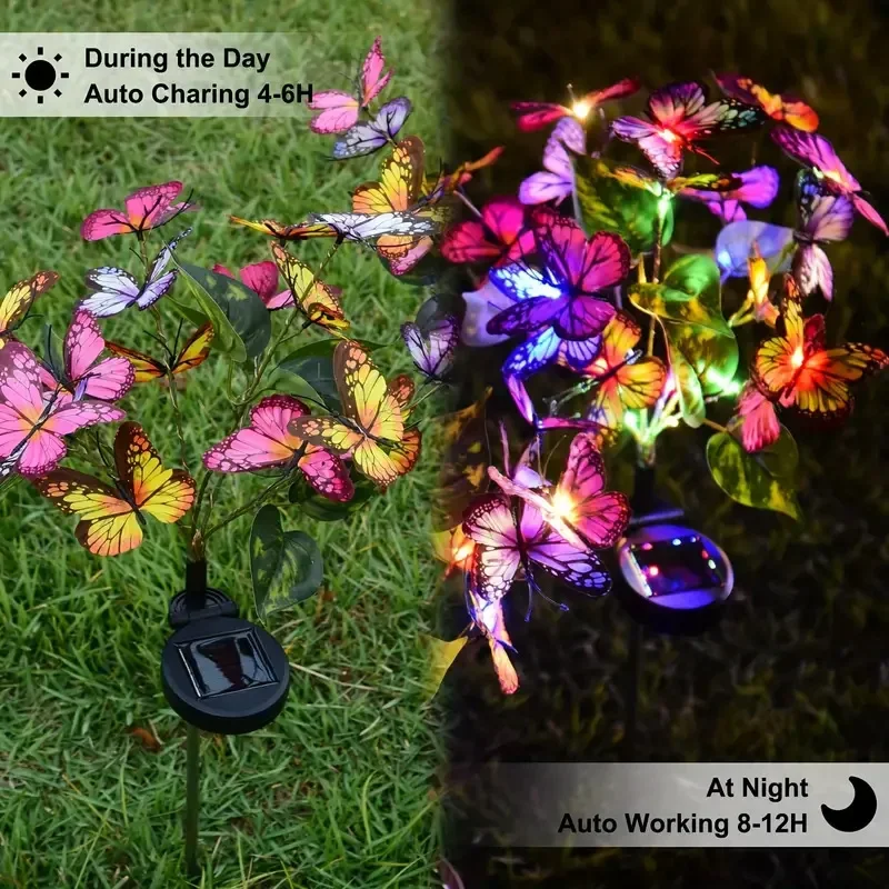 Solar LED Butterfly Garden Lig - Smart Garden Solar ulasan dan harga