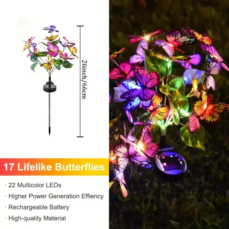 Solar LED Butterfly Garden Lig - Smart Garden Solar ulasan dan harga