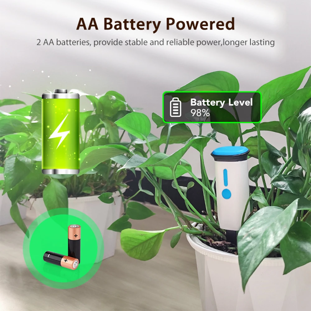 Haozee Tuya Smart WiFi Soil Mo - Smart Garden Moisture Sensor ulasan dan harga