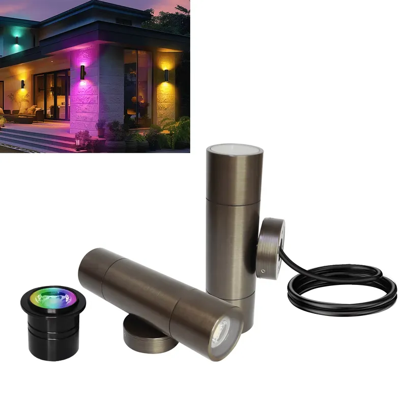 Durable Brass Outdoor LED Wall - Smart Garden ulasan dan harga