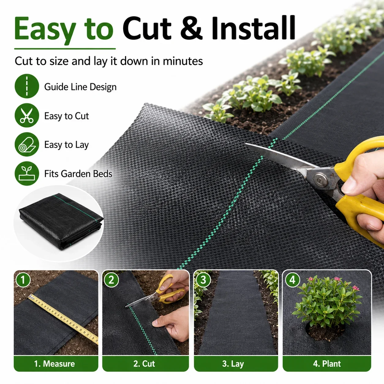 Water Permeable Weed Barrier F - Smart Garden Greenhouse ulasan dan harga