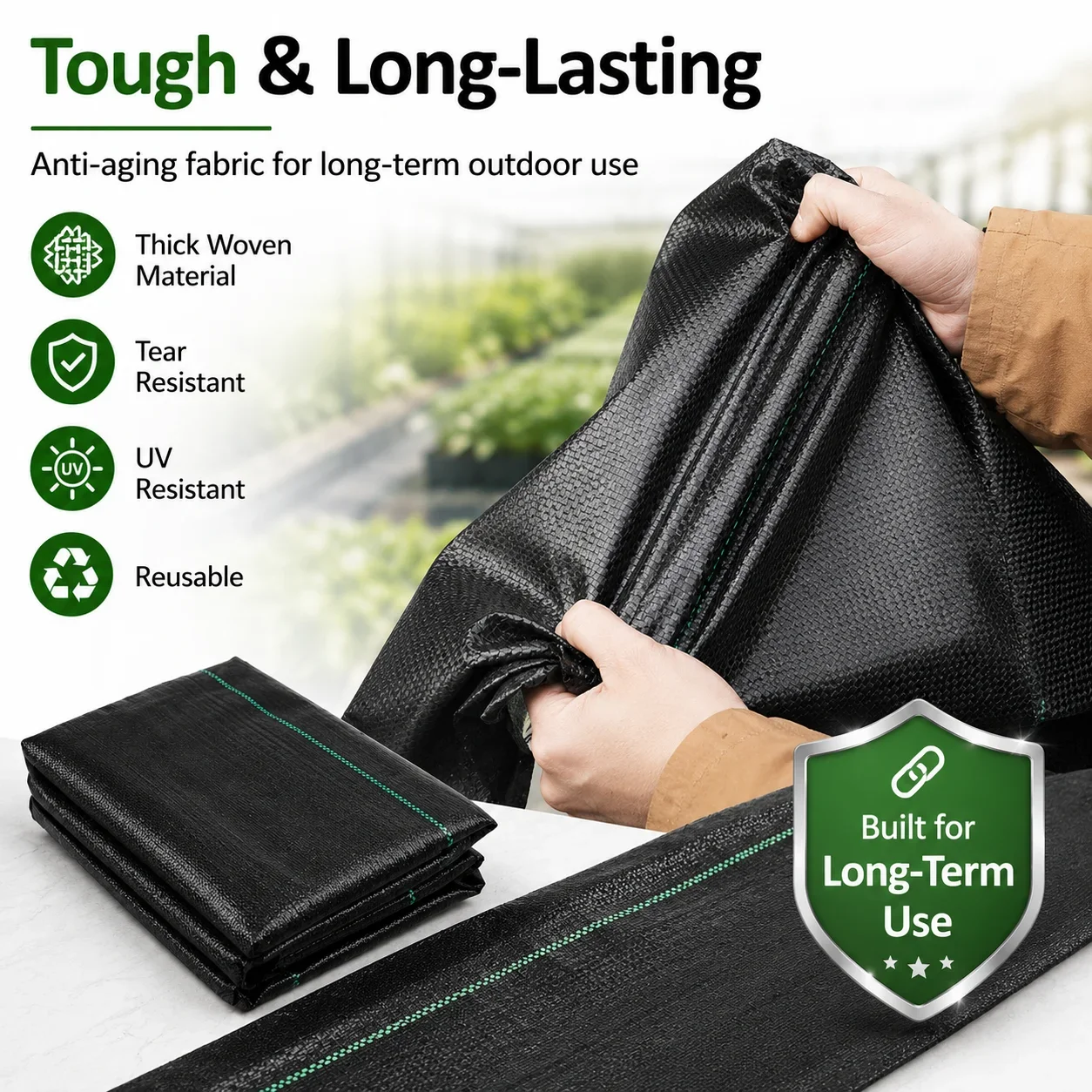 Water Permeable Weed Barrier F - Smart Garden Greenhouse ulasan dan harga