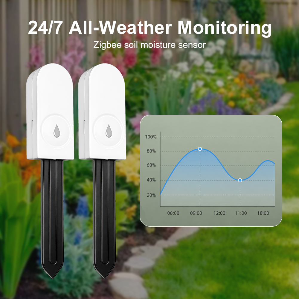 Zigbee 3.0 Soil Moisture Senso - Smart Garden Moisture Sensor ulasan dan harga