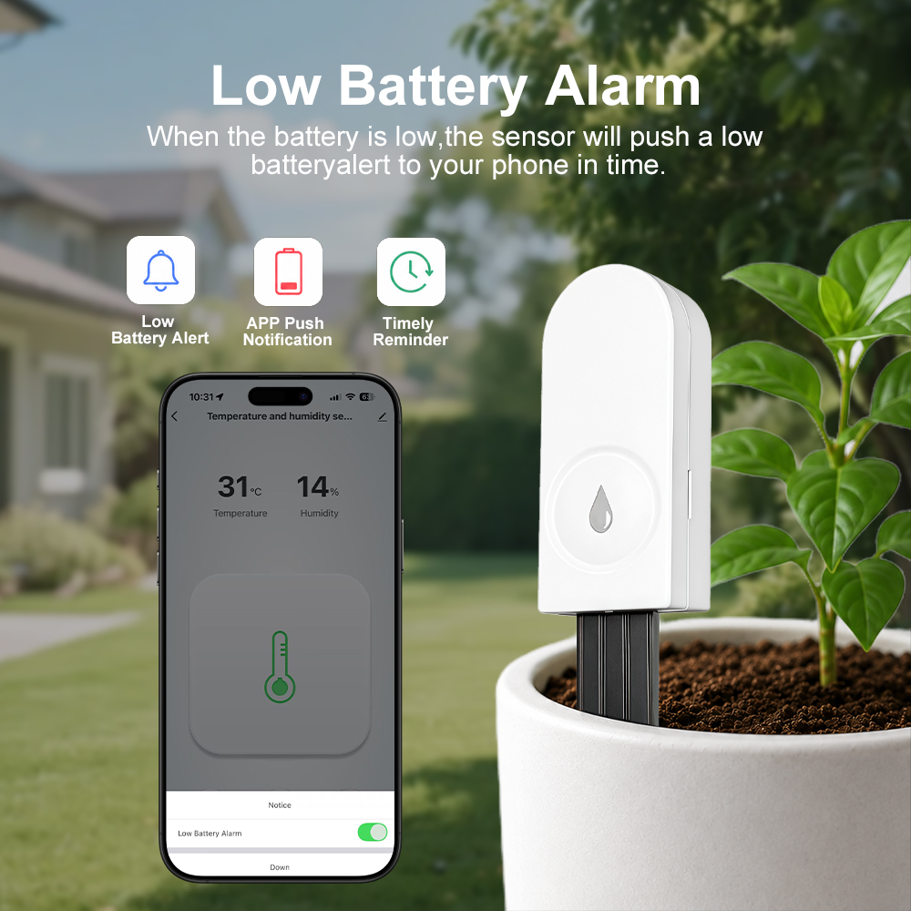 Zigbee 3.0 Soil Moisture Senso - Smart Garden Moisture Sensor ulasan dan harga