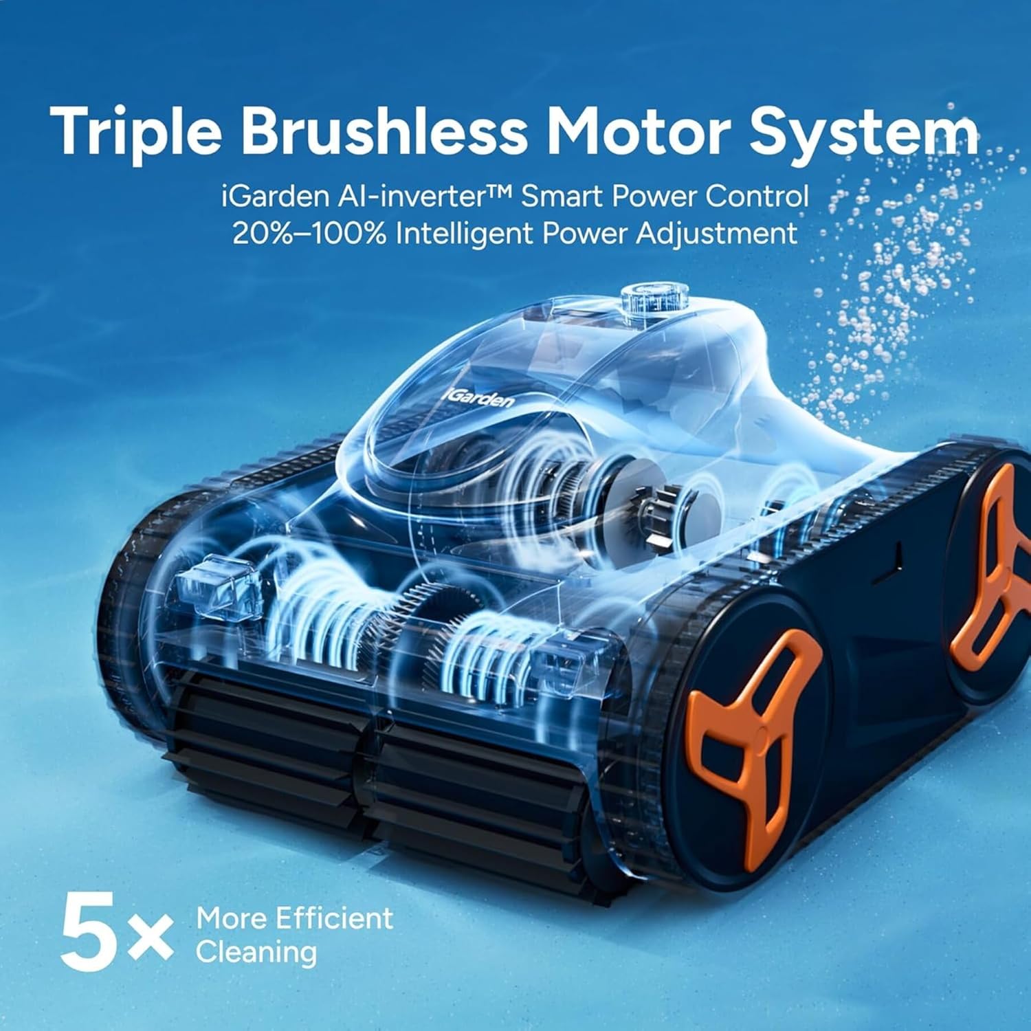 Robotic Pool Cleaner KN Series - Smart Garden ulasan dan harga