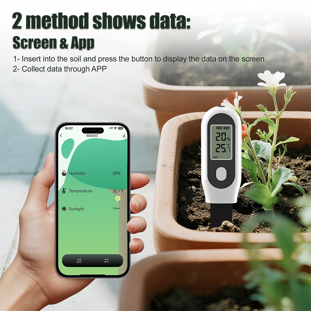 3 in 1 Soil Tester Zigbee Smar - Smart Garden Moisture Sensor ulasan dan harga
