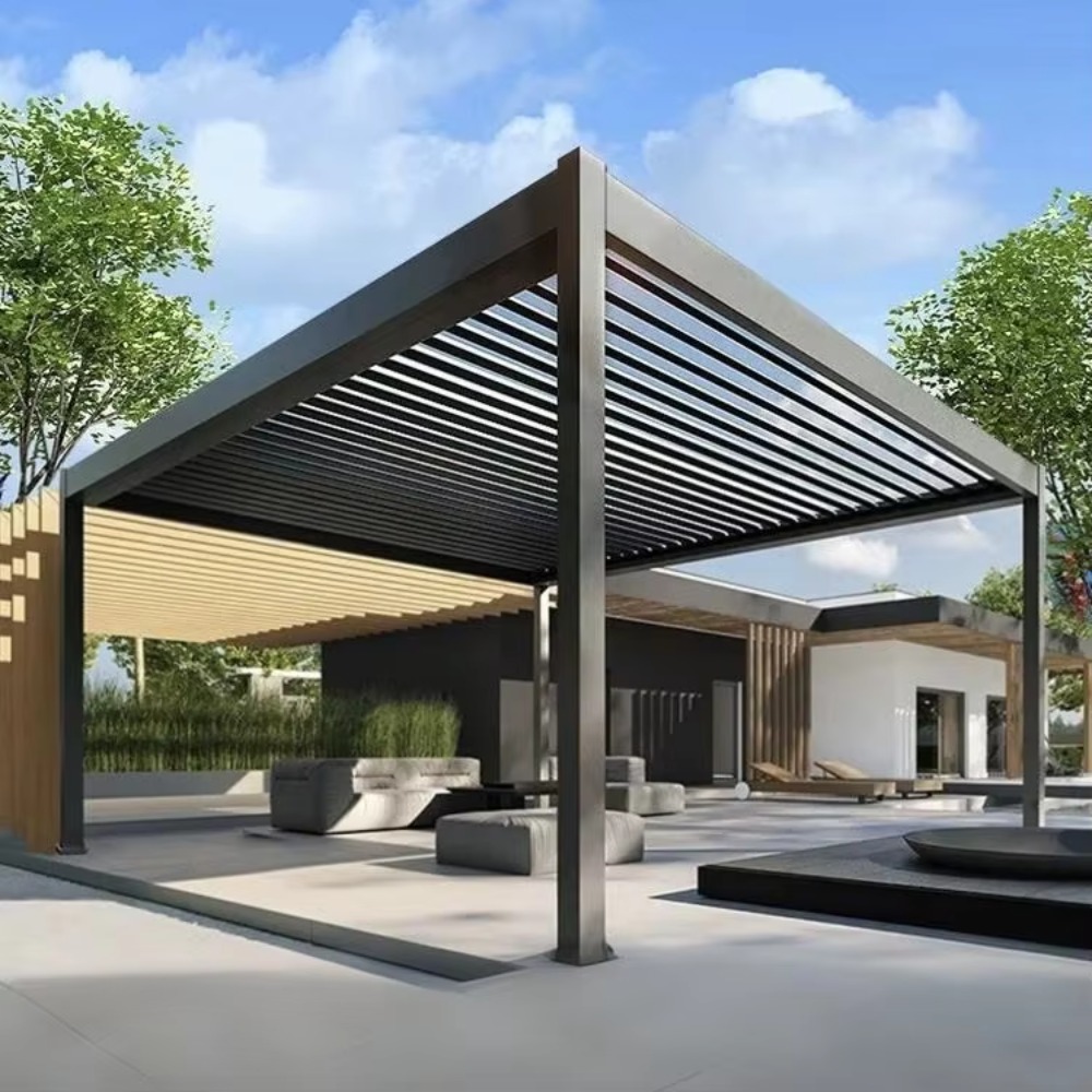 Electric Smart Aluminum Pergol - Smart Garden Electric Pergola ulasan dan harga