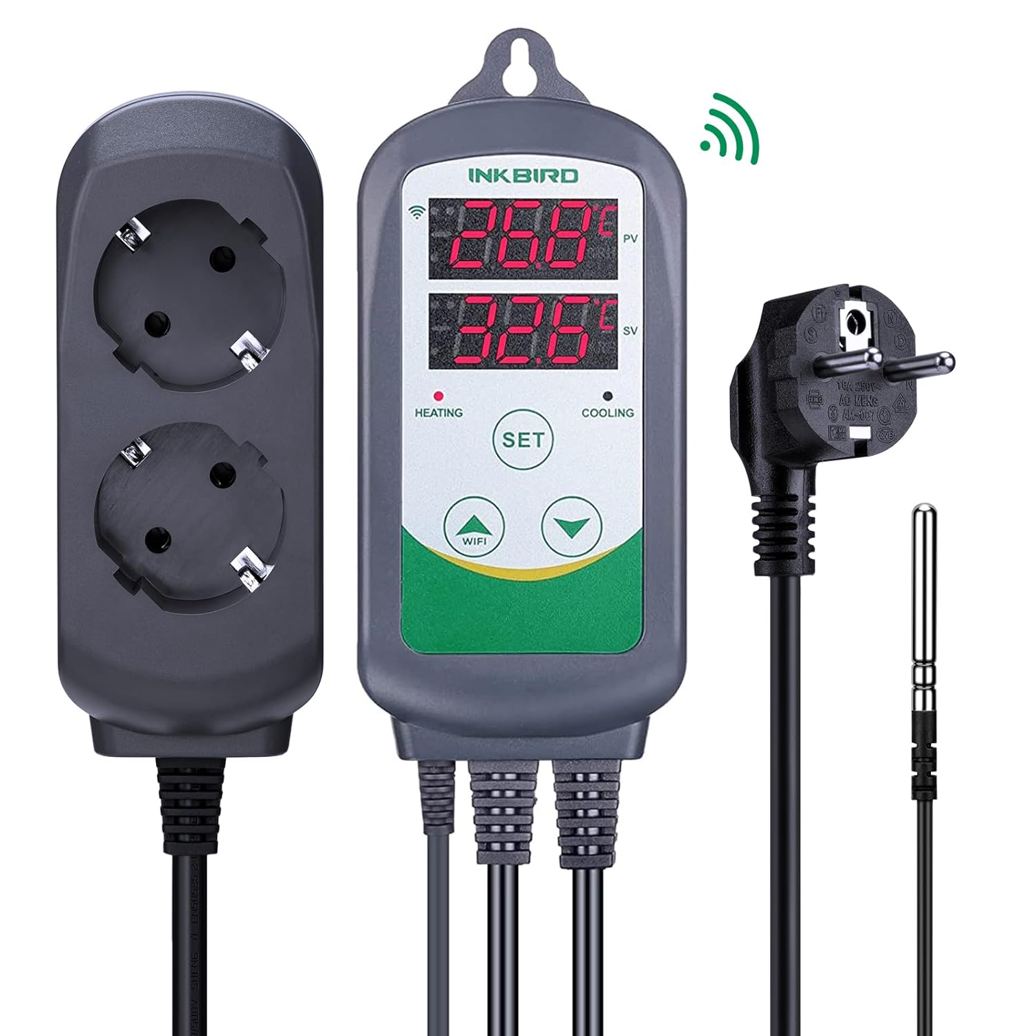 INKBIRD ITC-308-WiFi Digital T - Smart Garden Greenhouse ulasan dan harga