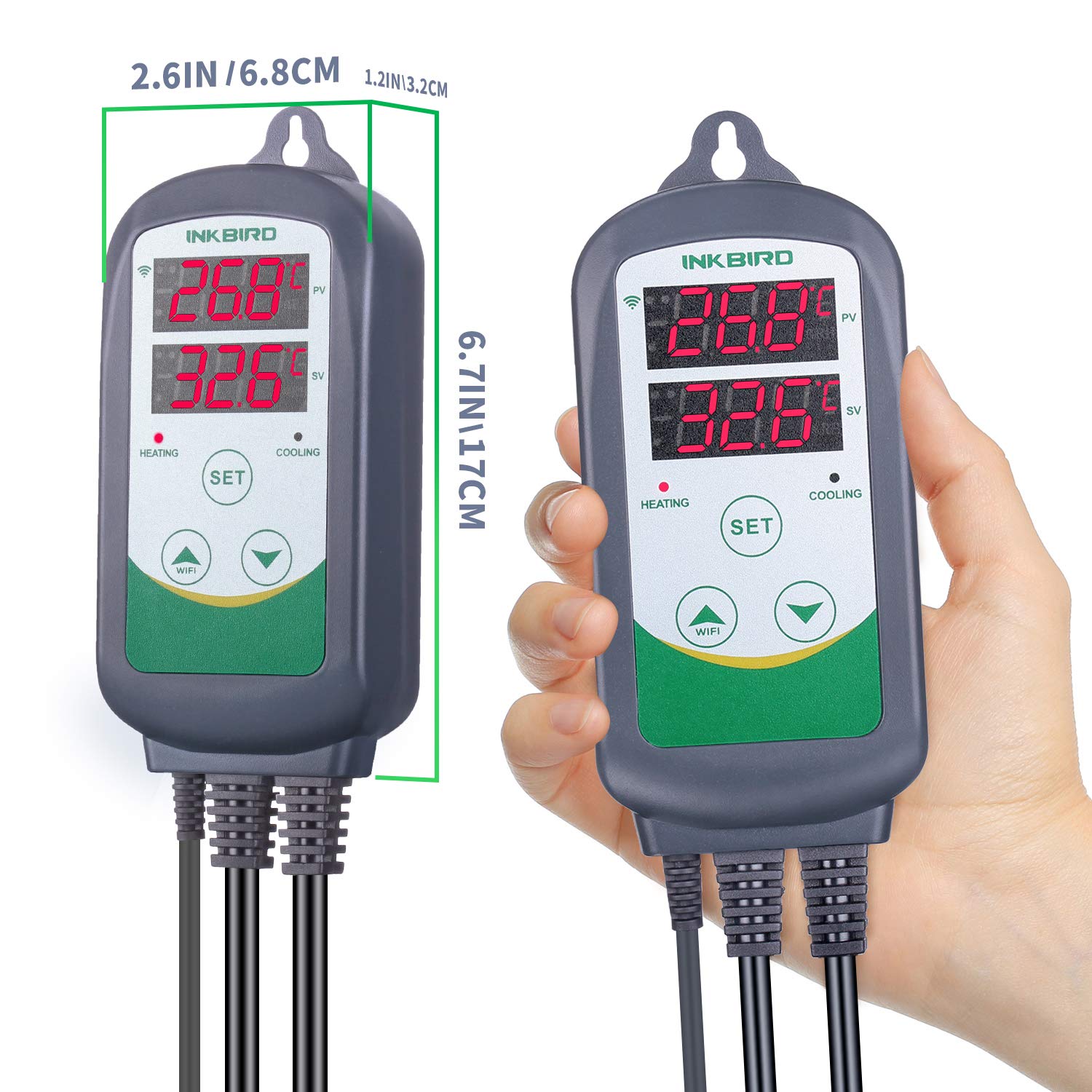 INKBIRD ITC-308-WiFi Digital T - Smart Garden Greenhouse ulasan dan harga