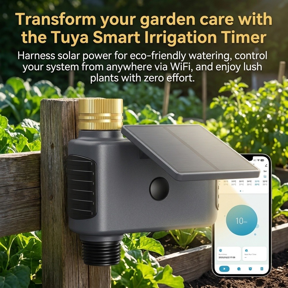 Smart WiFi Solar Irrigation Ti - Smart Garden Greenhouse ulasan dan harga