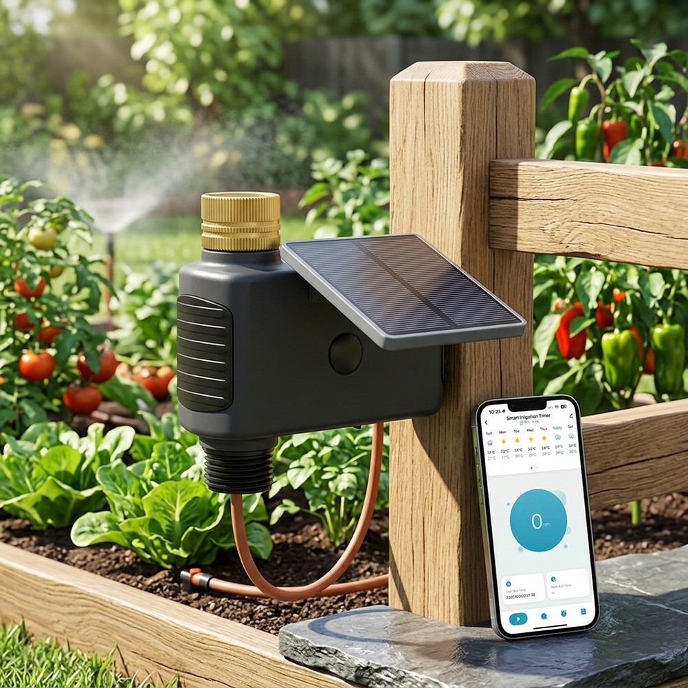 Smart WiFi Solar Irrigation Ti - Smart Garden Greenhouse ulasan dan harga