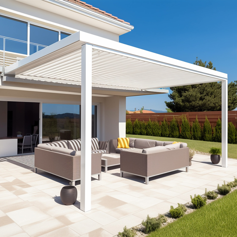 Smart Electric Pergola Aluminu - Smart Garden Electric Pergola ulasan dan harga