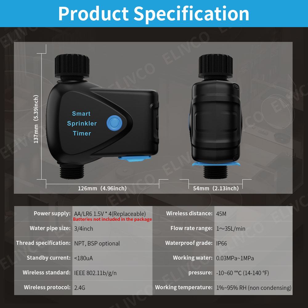 Tuya WiFi Smart Water Device w - Smart Garden System ulasan dan harga