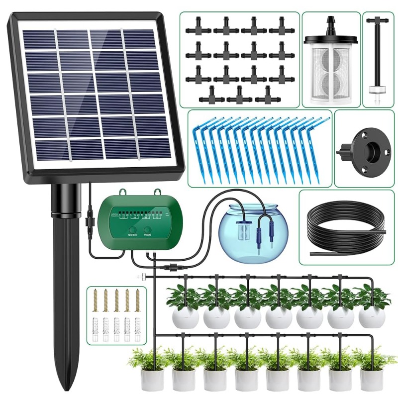 Solar Intelligent Irrigation K - Smart Garden Greenhouse ulasan dan harga