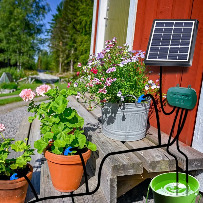 Solar Intelligent Irrigation K - Smart Garden Greenhouse ulasan dan harga