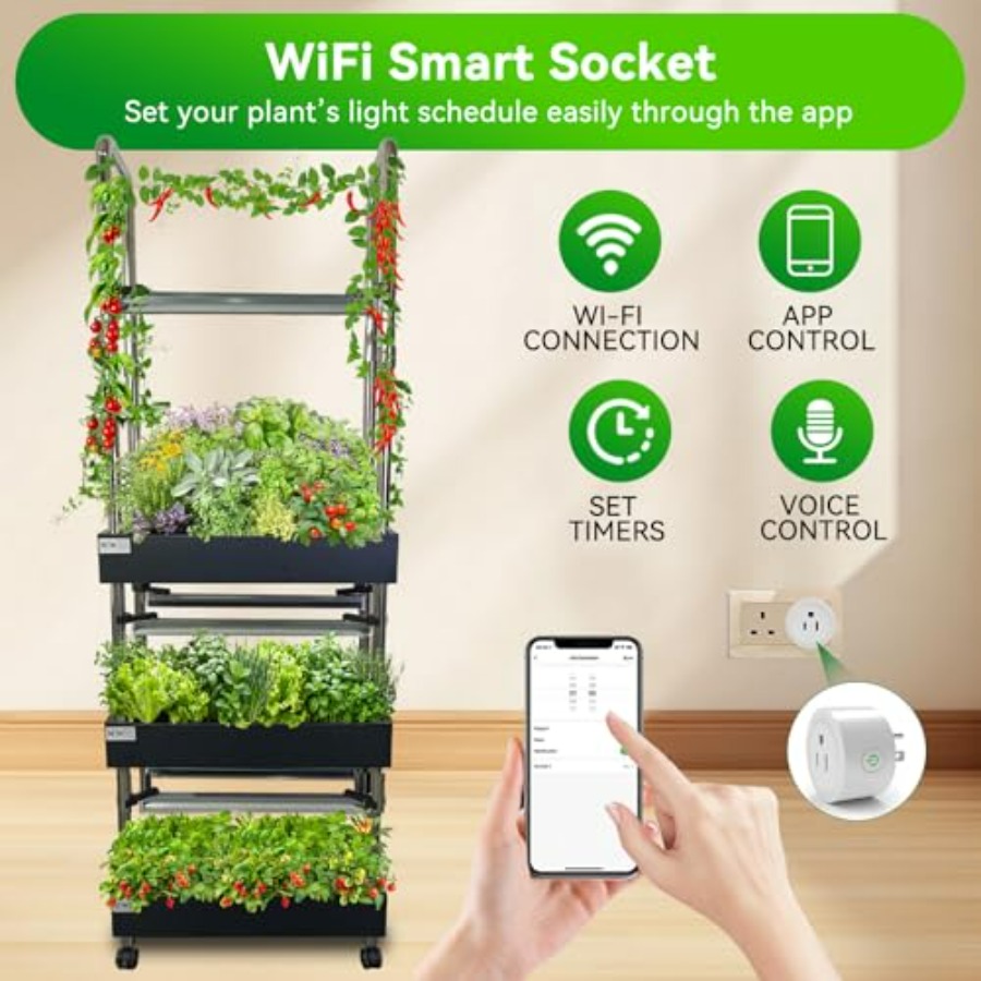 Indoor hydroponics growing sys - Smart Garden System ulasan dan harga