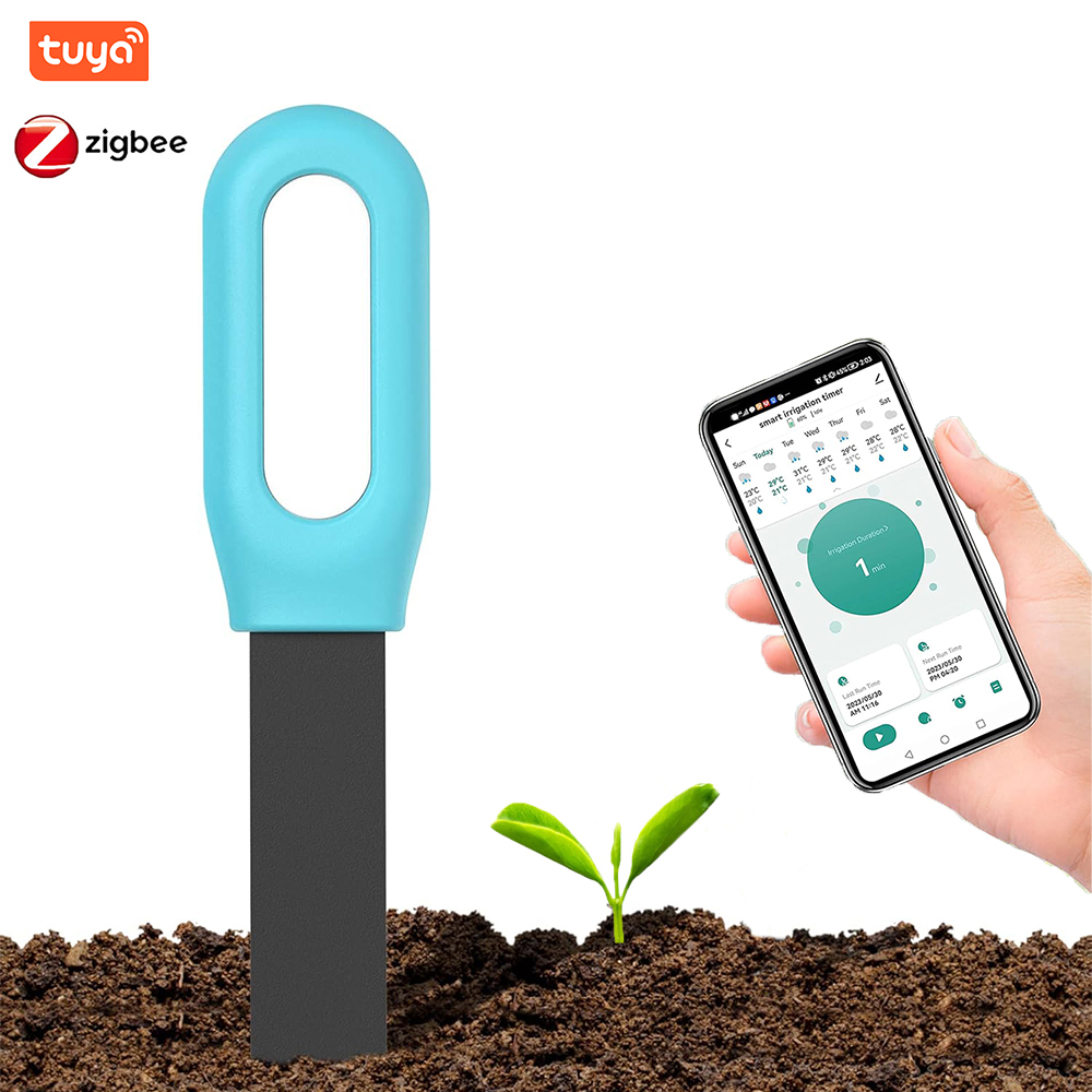Tuya Bluetooth Zigbee Smart So - Smart Garden Moisture Sensor ulasan dan harga