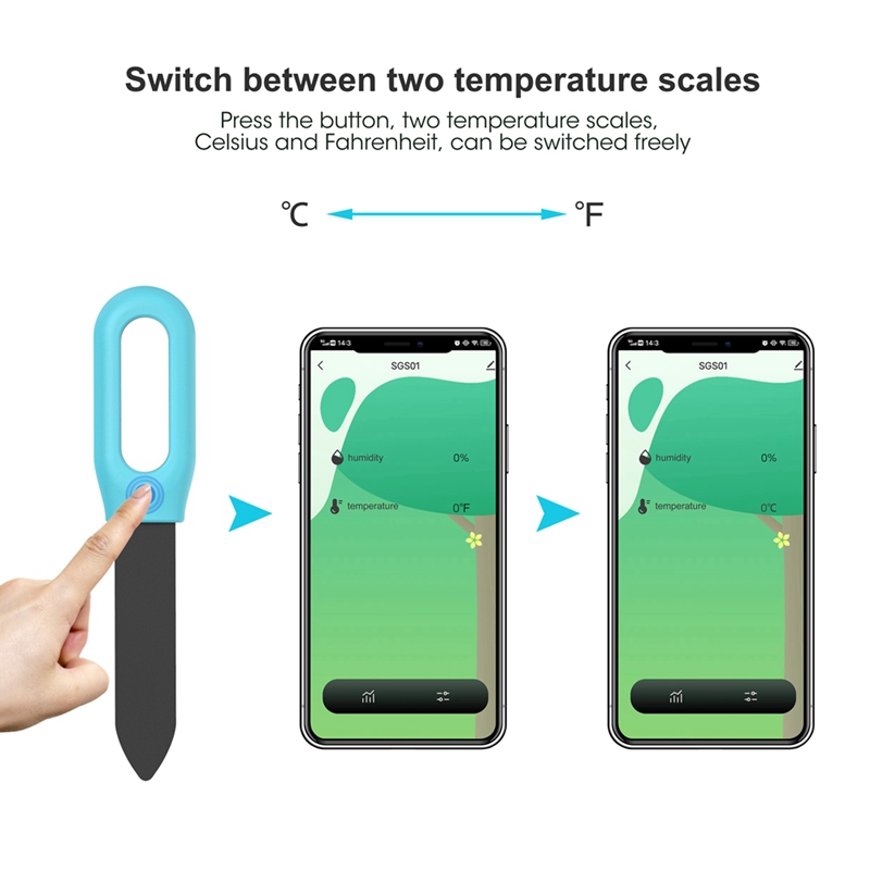 Tuya Bluetooth Zigbee Smart So - Smart Garden Moisture Sensor ulasan dan harga