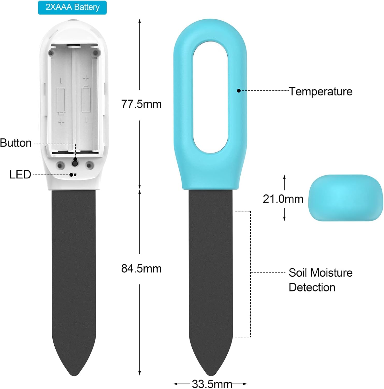 Tuya Bluetooth Zigbee Smart So - Smart Garden Moisture Sensor ulasan dan harga