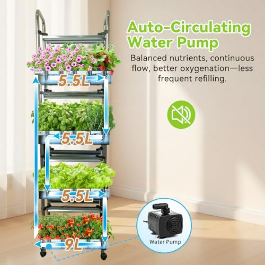 Indoor hydroponics growing sys - Smart Garden System ulasan dan harga