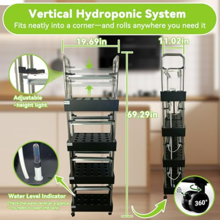 Indoor hydroponics growing sys - Smart Garden System ulasan dan harga