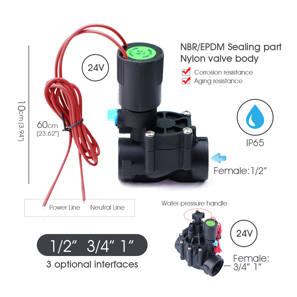 Garden Hose Solenoid Valve Con - Smart Garden Greenhouse ulasan dan harga